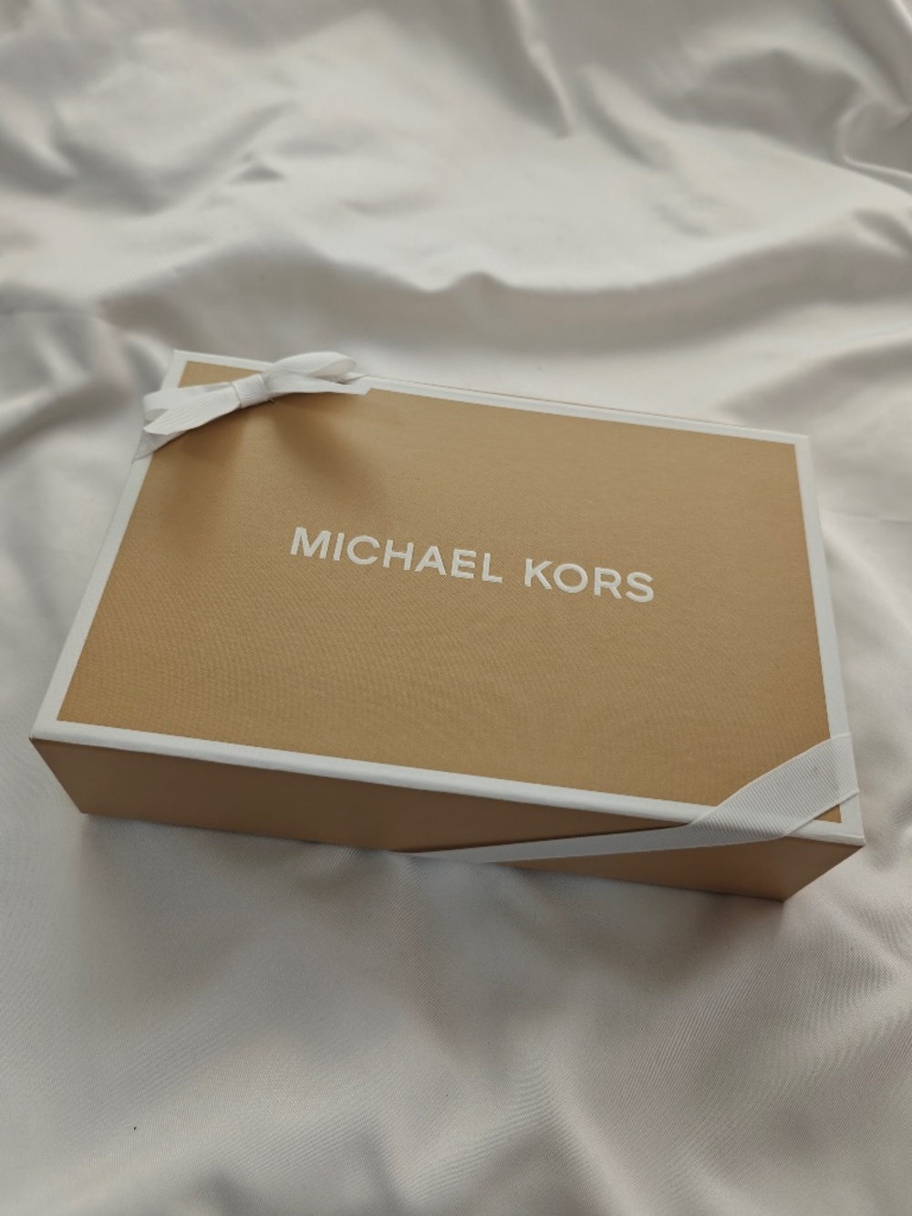 NEW Michael Kors Gift Box (Empty) with Ribbon Small 8.5" x 5.5" x 2.25"